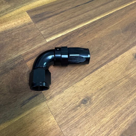 Full flow AN8 Swivel Hose End 90