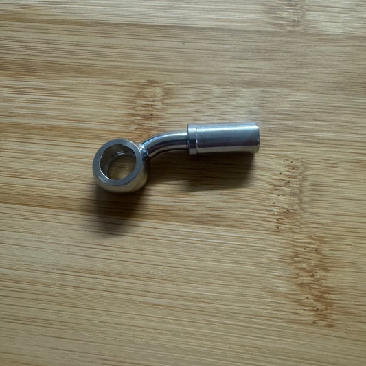 10mm banjo offset 45deg an3 crimp