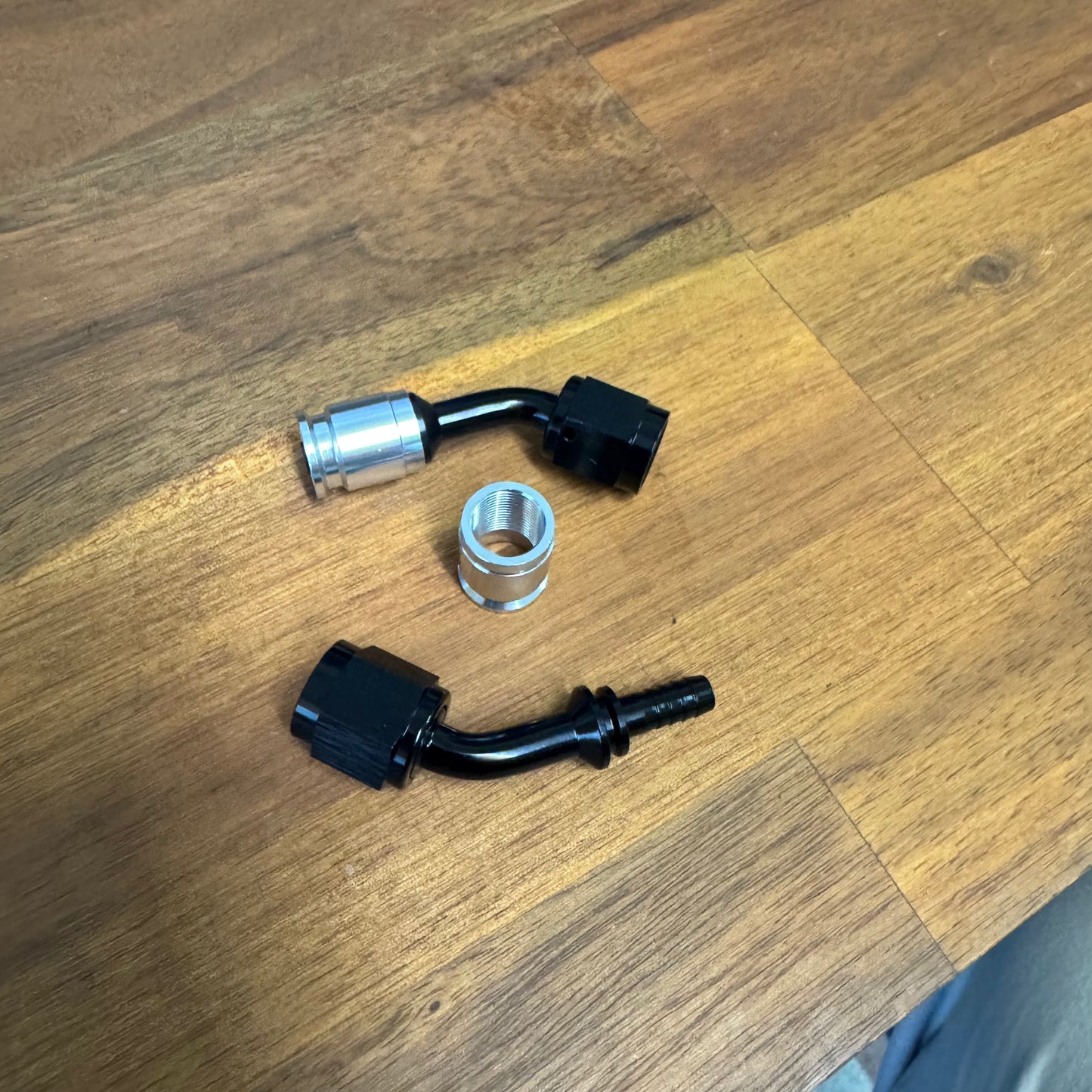 AN4 45degree Crimping PTFE hose fitting