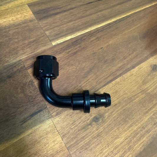 AN8 Push-On Hose End -90°