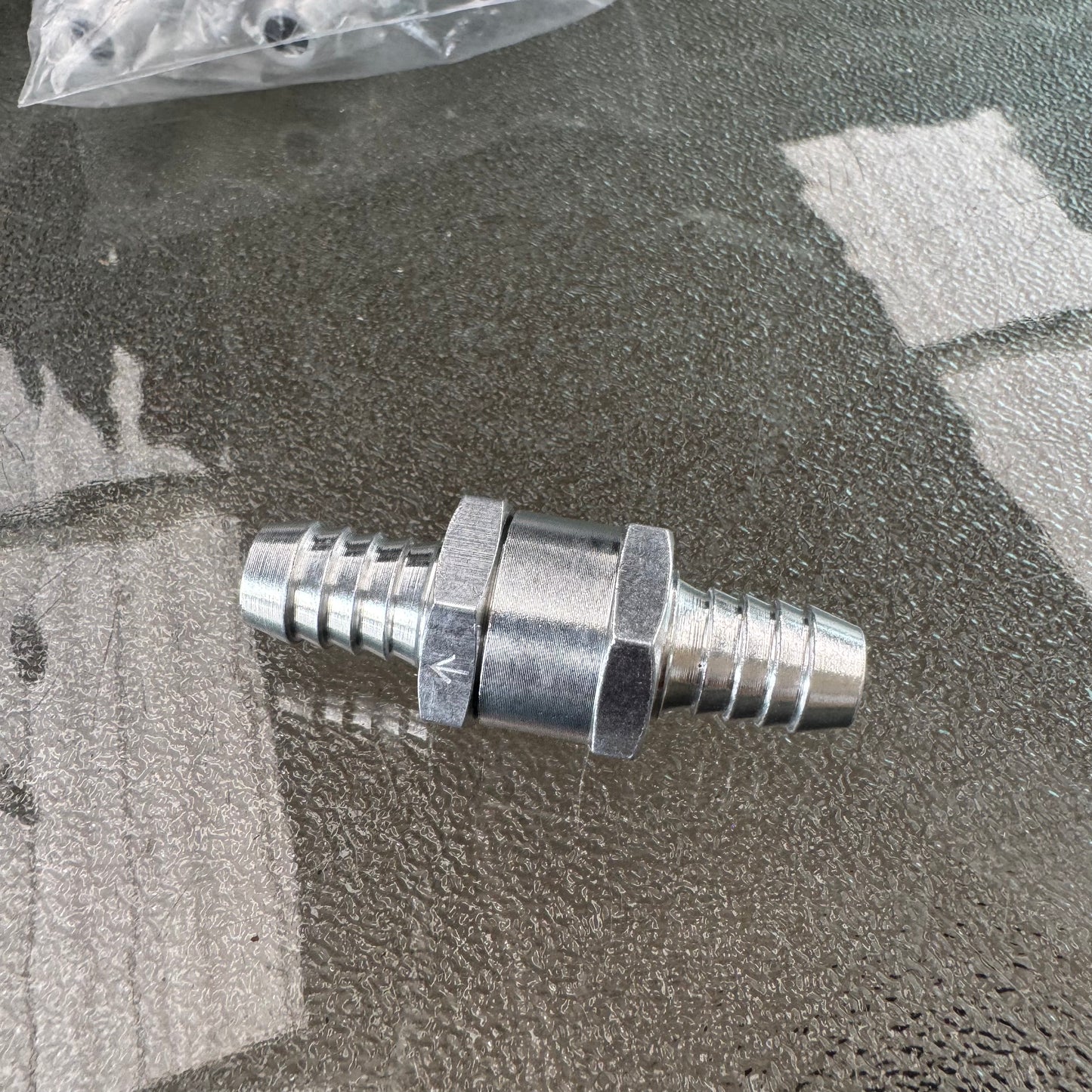 Check valve ID 12mm, Alu
