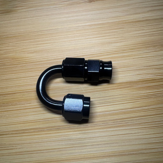 AN3 PTFE HOSE END-180°