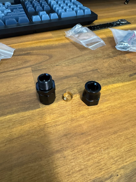 AN6-3/8 FEMALE TUBE ADAPTER