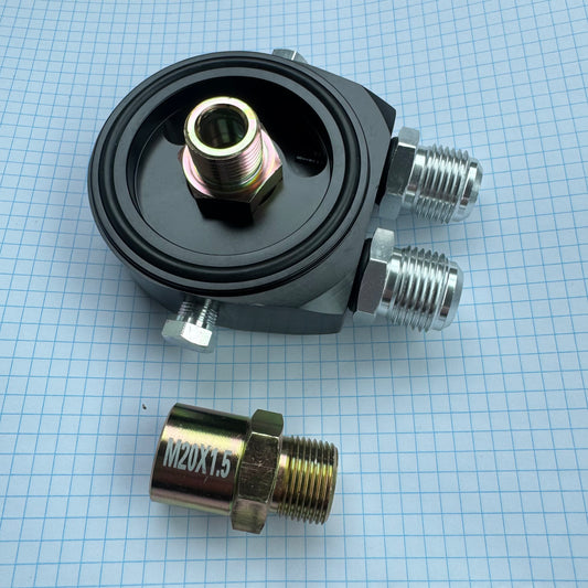 Oil filter sandwich plate