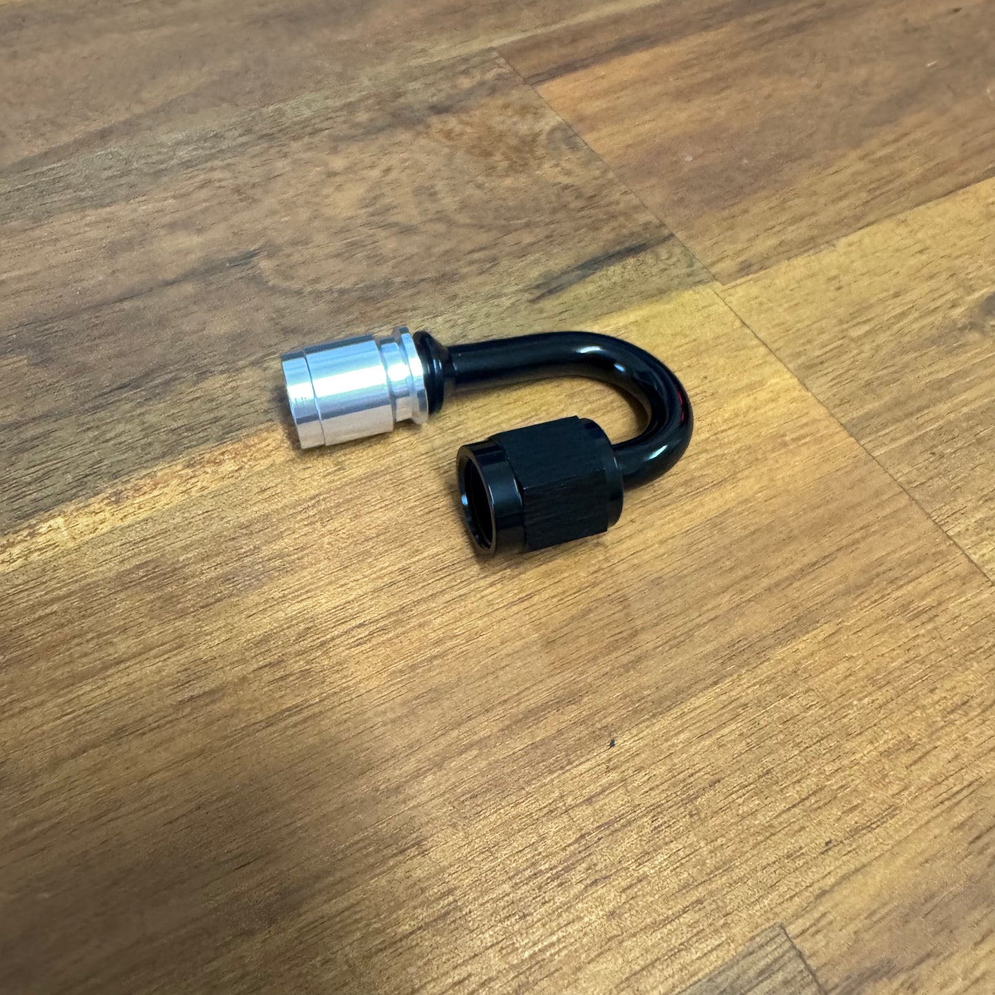 AN4 180degree Crimping PTFE hose fitting