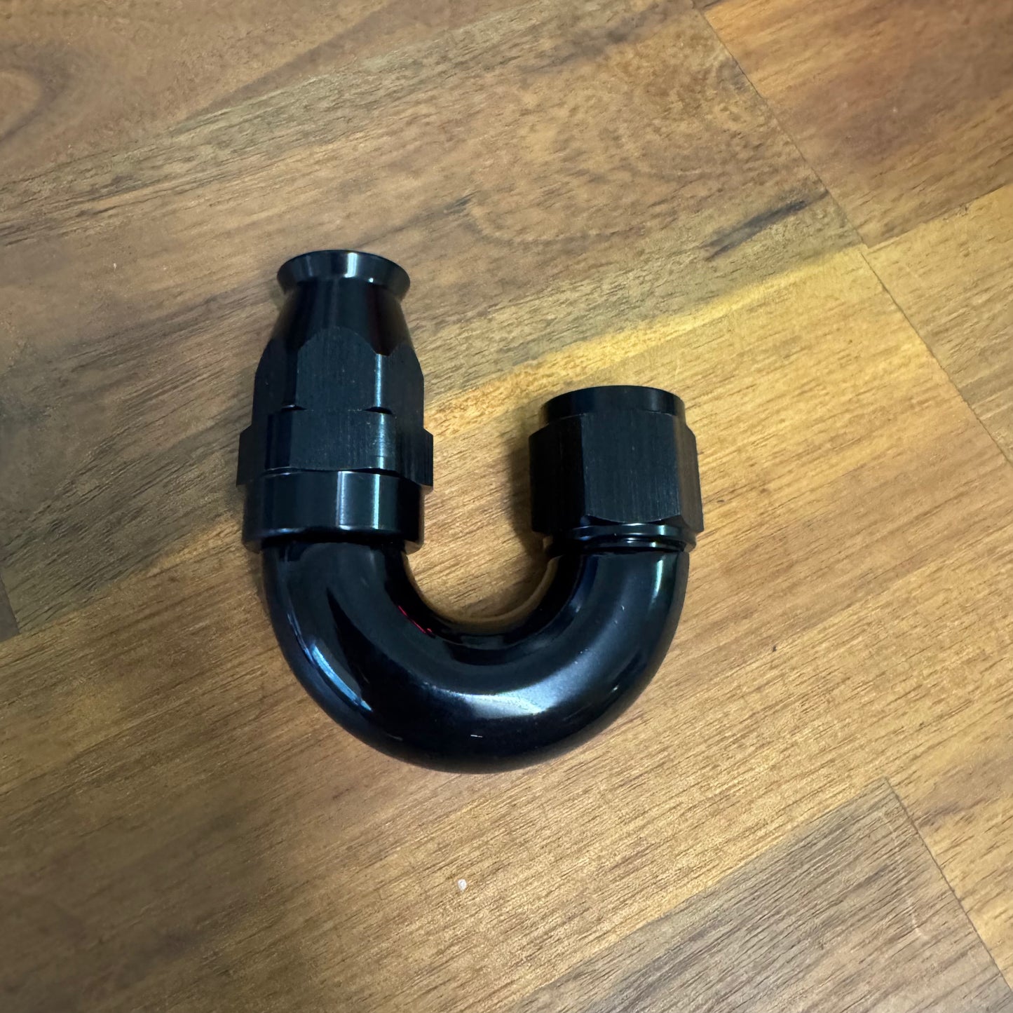 Full flow AN8 PTFE Swivel Hose End 180°