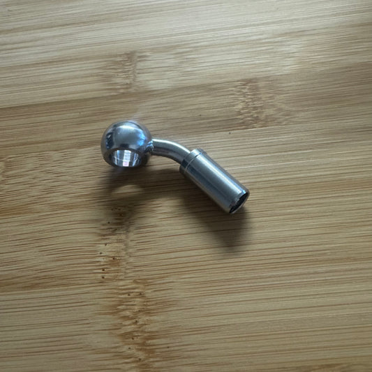 An3 10mm banjo 45deg crimp