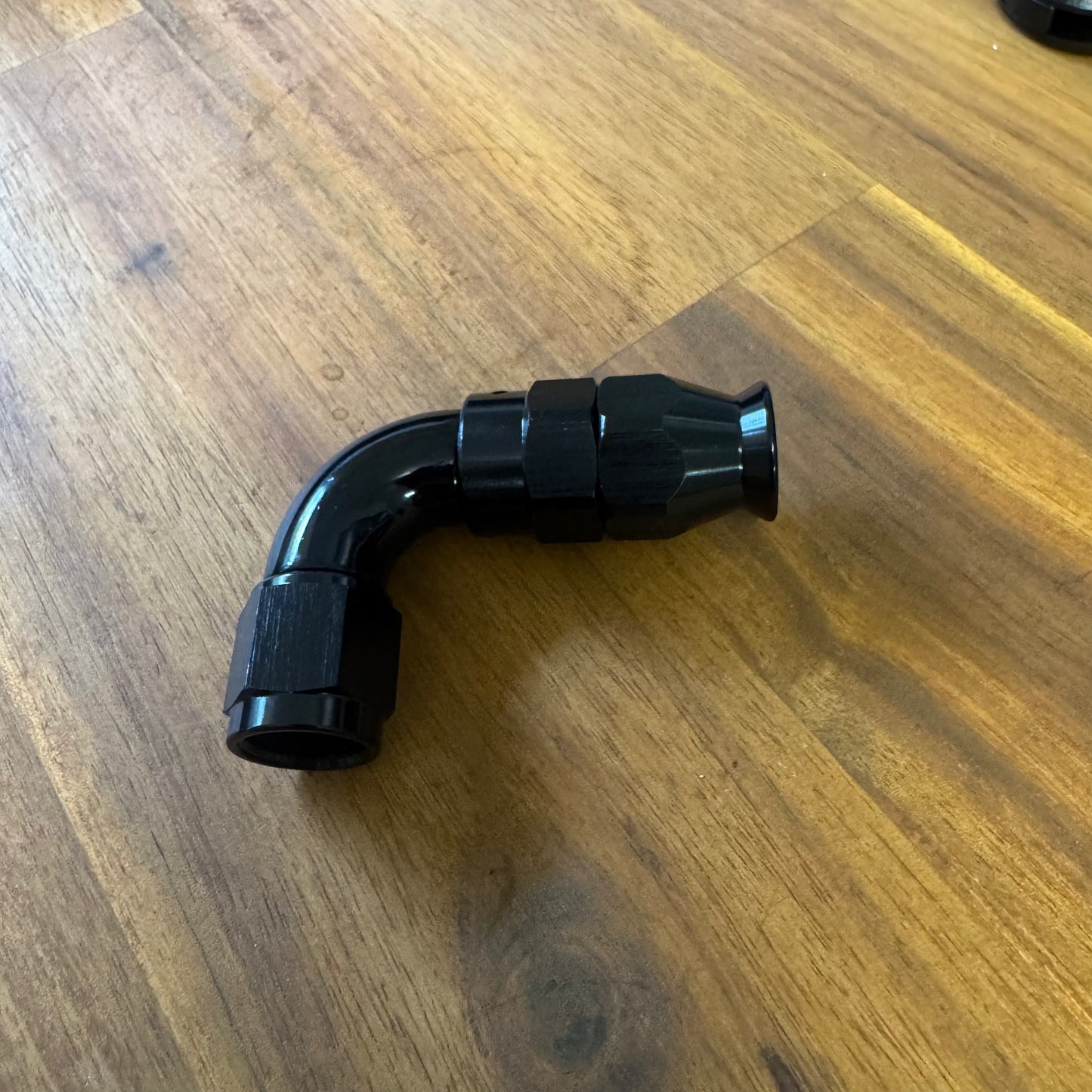 Full flow AN6 PTFE Swivel Hose End 90°