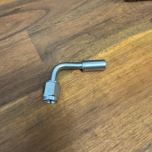 AN3 90-degree Crimp fitting