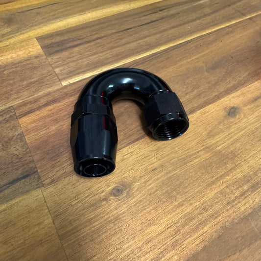 Full flow AN10 Swivel Hose End 180