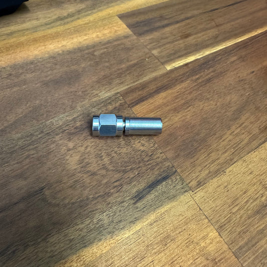 AN3 Straight Crimp fitting