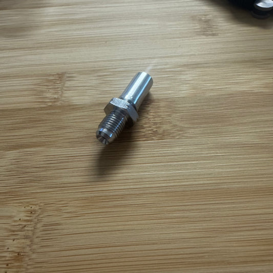 An3 male inverted flare crimp