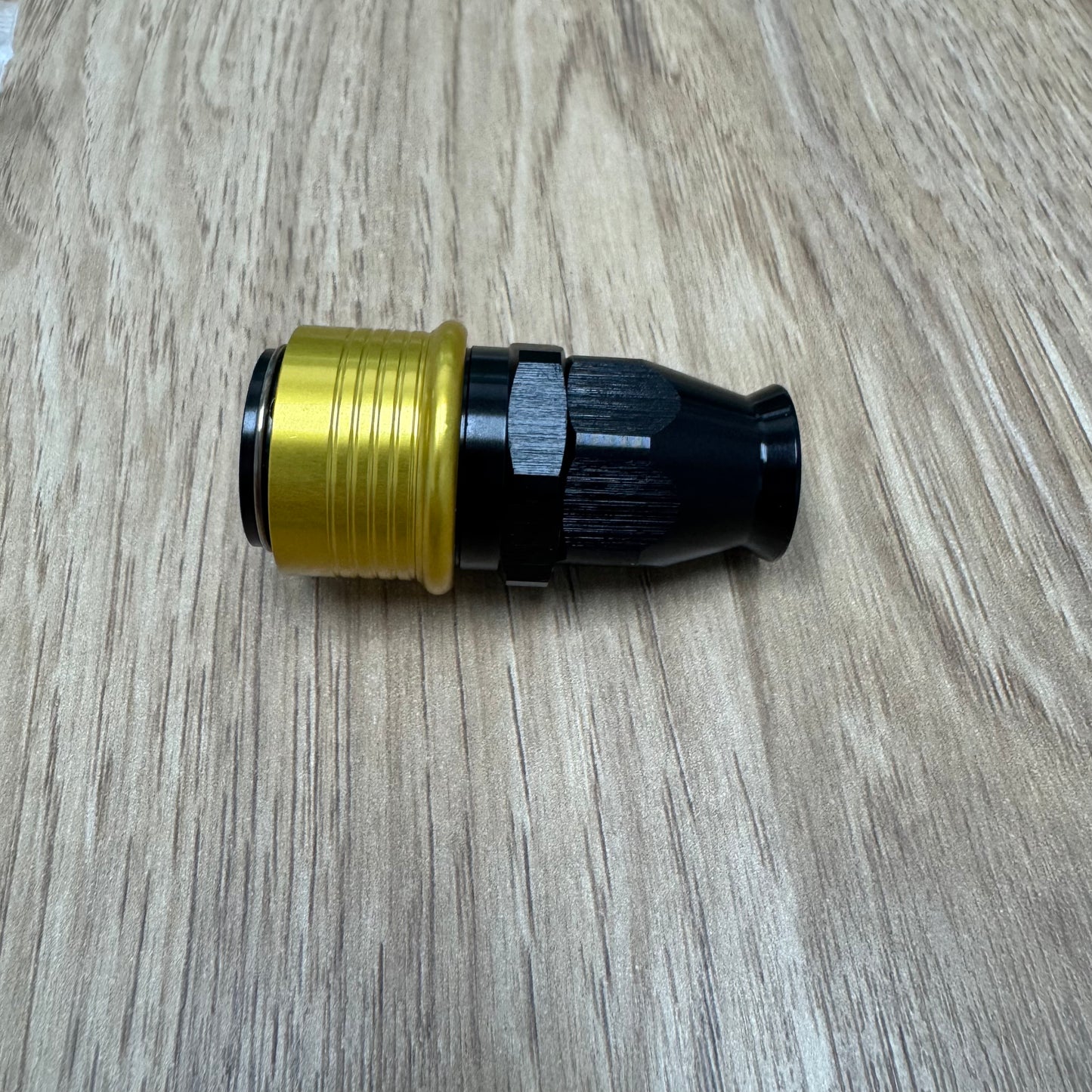 Gold AN8 Quick Release PTFE Fitting Straight