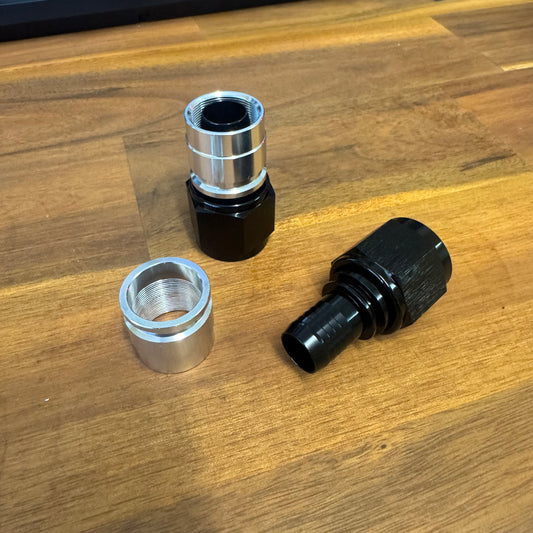 AN10 Straight Crimping PTFE hose fitting
