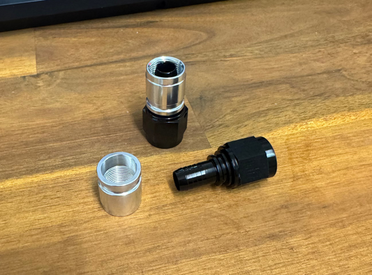 AN6 Straight Crimping PTFE hose fitting