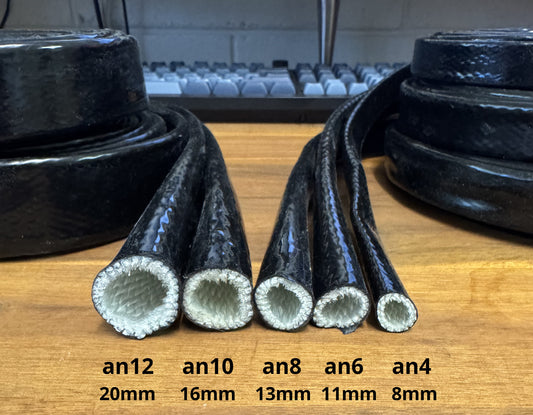 AN10 Silicone fiberglass sleeve