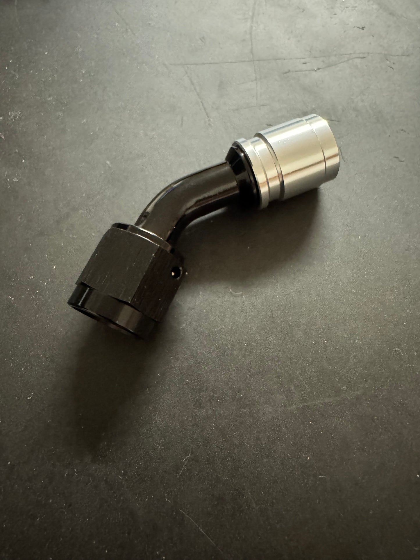AN6 45degree Crimping PTFE hose fitting