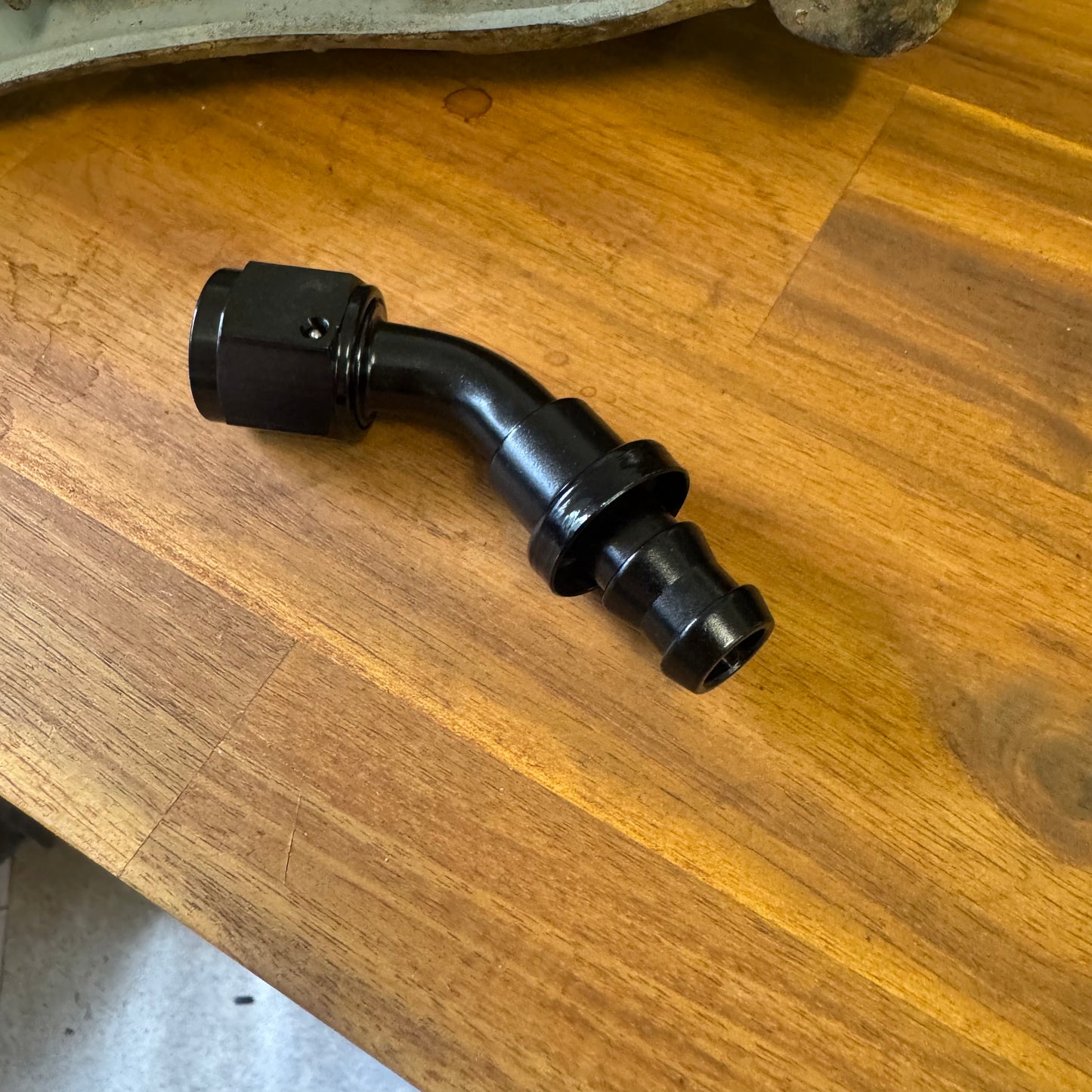 AN8 Push-On Hose End -45°
